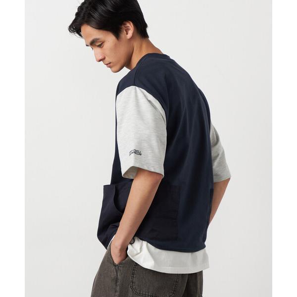 tシャツ 布帛 ポケットプルオーバー メンズ レディース