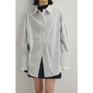 ブラウス シャツ カッティングレイヤードカフスシャツ レディース