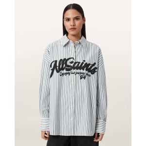 ブラウス シャツ ADRIANNE RELAXED STRIPED SHIRT | ADRIANNE リラックス ストライプ シャツ レディース