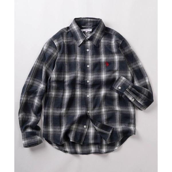 シャツ 「80」「U.S.POLO ASSN./ユーエス ポロアッスン」ワンポイントロゴ刺繍 レギュ...
