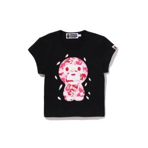 美品！ape レディース　Tシャツ A BATHING APE（アベイシングエイプ） tシャツ APE HEAD ONE POINT