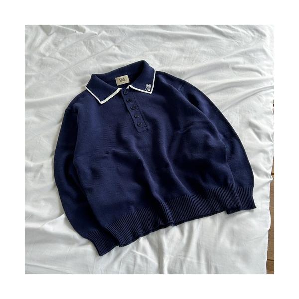セーター ニット CGP Square Logo One Point Knit Polo メンズ レ...