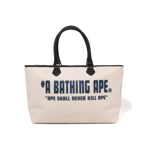 トートバッグ A BATHING APE CANVAS TOTE BAG メンズ レディース