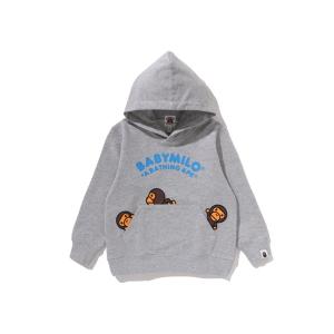 A BATHING APE（アベイシングエイプ） パーカー BABY MILO PATTERN