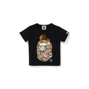 BABY MILO Tシャツ　長袖半袖2枚セット サイズ☆半袖90.長袖100 A BATHING APE（アベイシングエイプ） tシャツ MILO PLUSH DOLL ONE