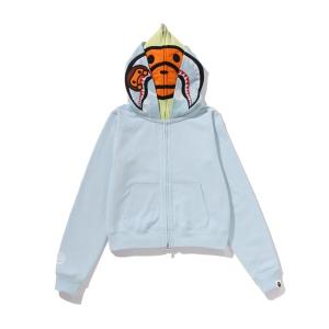 パーカー MILO SHARK CROPPED FULL ZIP DOUBLE HOODIE レディース