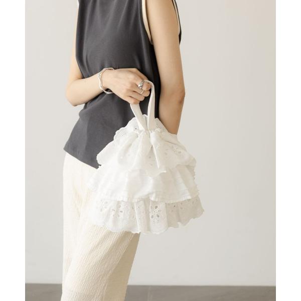 ハンドバッグ フリルキンチャクＢＡＧ 656172