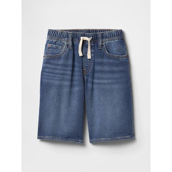 ハーフパンツ パンツ 短パン プルオン ルーズフィット デニムショートパンツ (キッズ) キッズ 子...