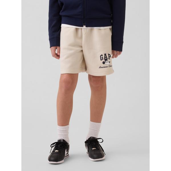 パンツ GapKids × ディズニー ミッキーマウス リラックスフィット GAPロゴ プルオンショ...