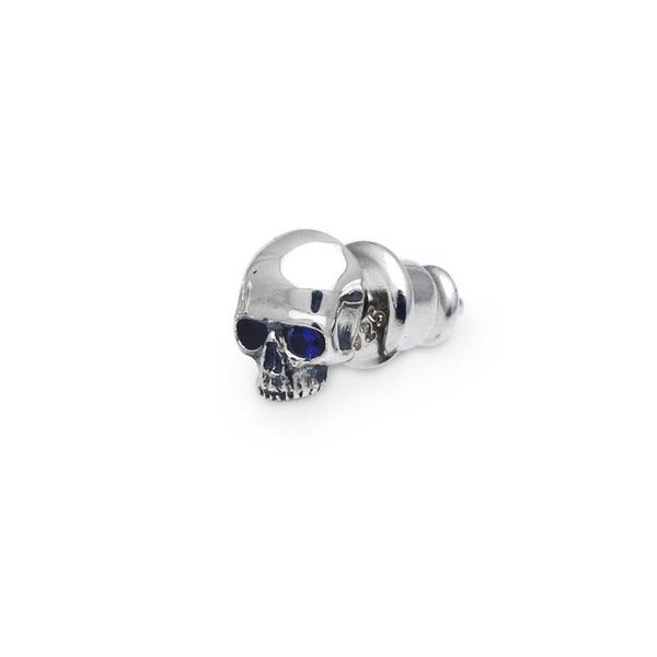 ピアス SV925 スカルピアス メンズ