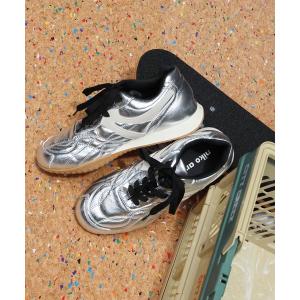 「niko and...」 ローカットスニーカー MEDIUM シルバー レディース