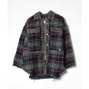 「DIESEL」 デニムジャケット - ブラック系その他 レディース