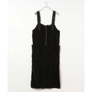 「niko and...」 サロペットスカート MEDIUM ブラック レディース