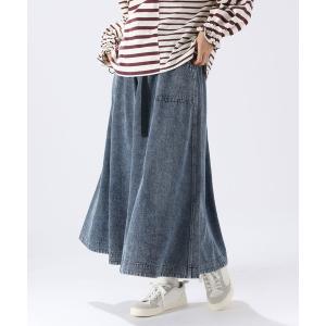 「niko and...」 デニムスカート MEDIUM ネイビー レディース