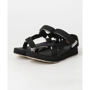 「Teva」 フラットサンダル 23cm ブラック レディース