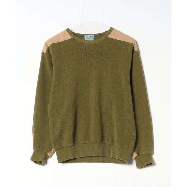 「BEAMS」 長袖Tシャツ M グリーン メンズ