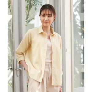「Pitta Re:)」 7分袖シャツ L オレンジ レディース