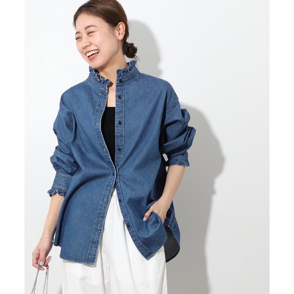 「JOURNAL STANDARD relume」 長袖ブラウス FREE ブルー系その他 レディー...