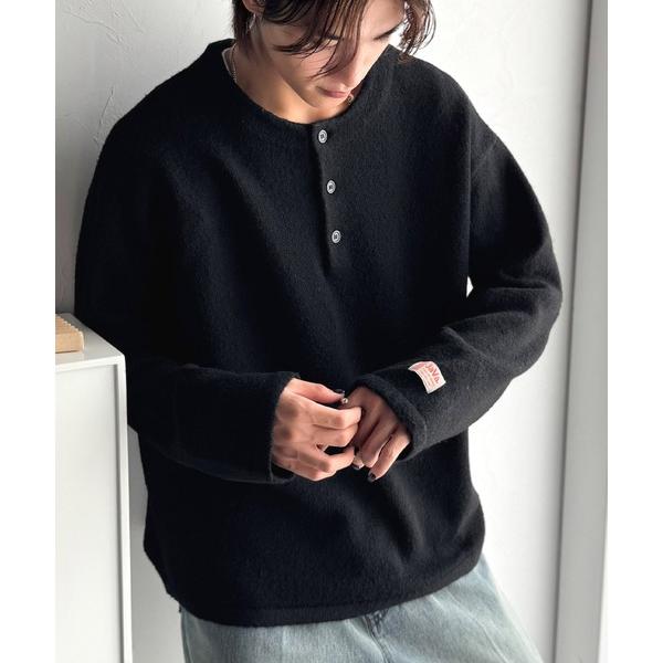 「Java」 長袖ニット MEDIUM ブラック メンズ