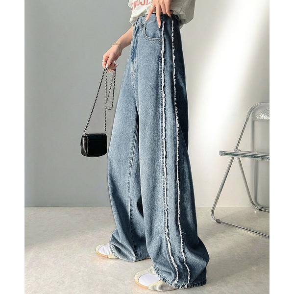 「Java」 デニムパンツ MEDIUM ブルー レディース