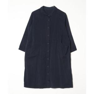 「niko and...」 7分袖ワンピース - ネイビー レディース