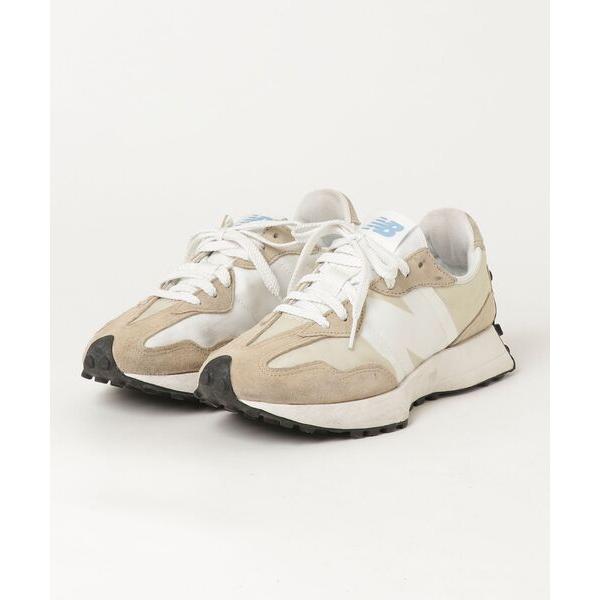 「New Balance」 ローカットスニーカー 24.5cm ベージュ メンズ