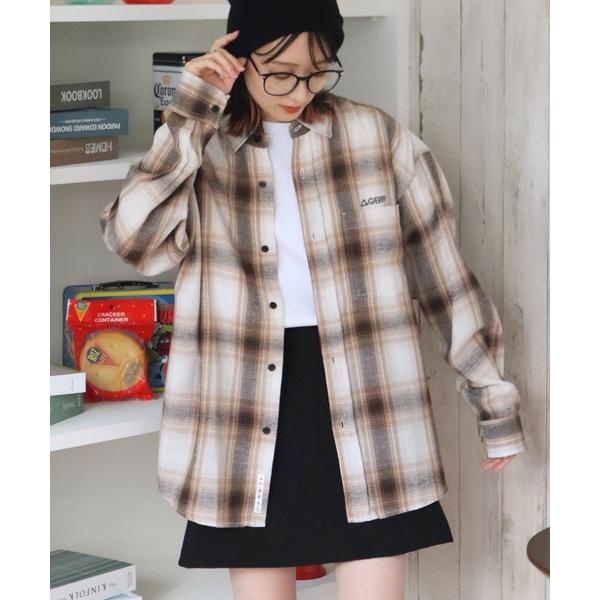 「GERRY」 長袖シャツ LL ベージュ メンズ