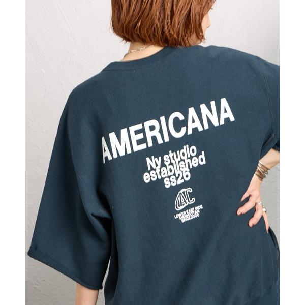 トレーナー スウェット 「Americana/アメリカーナ」 カットオフ リバースウィーブ バックプ...