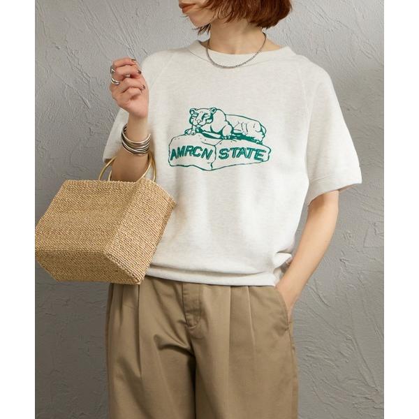 トレーナー スウェット 「Americana/アメリカーナ」 アニマルプリント  ショートスリーブラ...