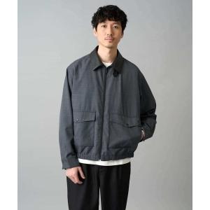コート ジャケット 「イージーケア/洗濯機で洗える/毛玉になりにくい」ワイドシルエットショートブルゾン メンズ