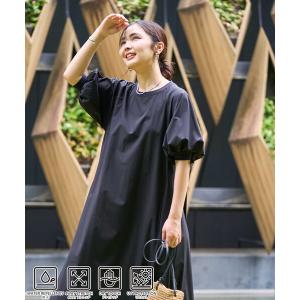 ワンピース 夏 半袖 THOUSAND MILE × FREAK'S STORE/サウザンドマイル 別注 UVカット パフスリーブワンピース｜ZOZOTOWN Yahoo!店