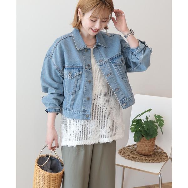 デニムジャケット gジャン ショート丈デニムジャケット レディース