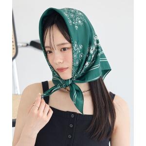 スカーフ バンダナ ボタニカル柄スカーフ(70×...の商品画像