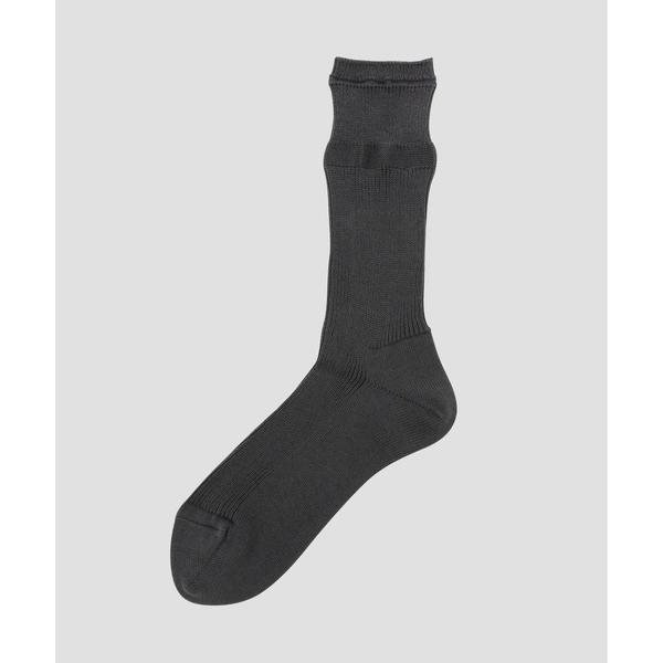 靴下 FINE COTTON RIB SOCKS レディース