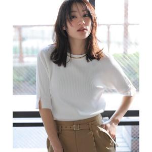 ニット セーター 「好印象ブライトニット」コクーンスリーブ ニット レディース