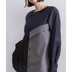 ブラウス シャツ レイヤードシャツトップス レディース