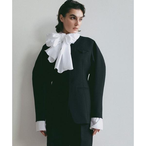 ジャケット ノーカラージャケット SANTEコンストラクティブジャケット レディース