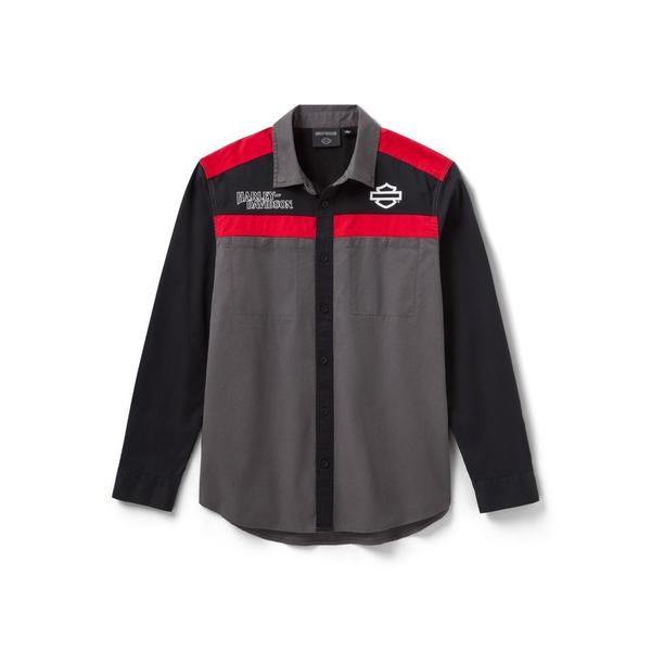 シャツ Screamin' Eagle(R) ベンテッド メカニックシャツ メンズ