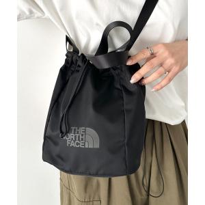 ノースフェイス ショルダーバッグ バッグ 「国内未発売」 THE NORTH FACE(ザ・ノースフェイス)/ロゴプリント 軽量 巾着バッグ バケットバッグ ミニショル…