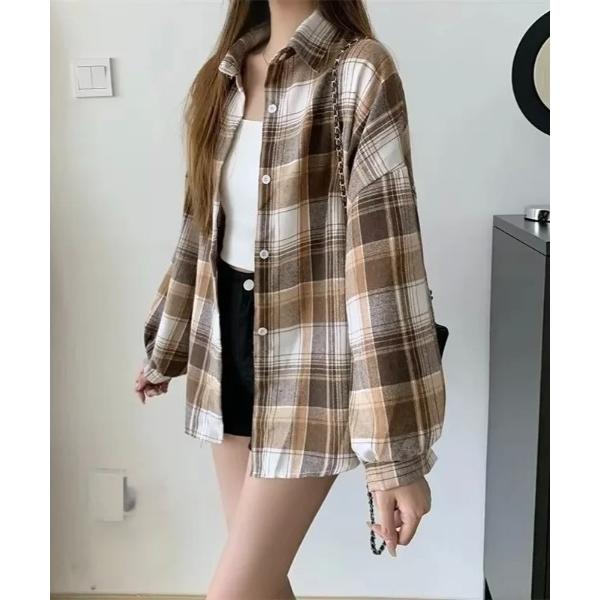 ブラウス シャツ レディース チェック柄シャツ(BDS) レディース メンズ