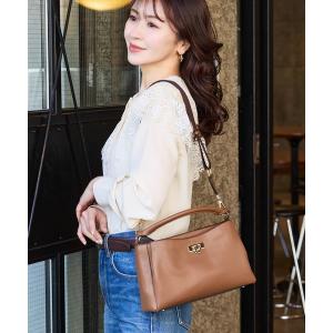 ショルダーバッグ バッグ 「ちばゆかさんコラボ」3WAYスクエアハンドバッグ レディース