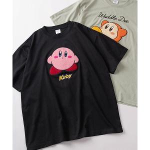tシャツ 「71」星のカービィ ワドルディ サガラ刺繍 クルーネックTシャツ/ユニセックス/レディース/メンズ レディース メンズ