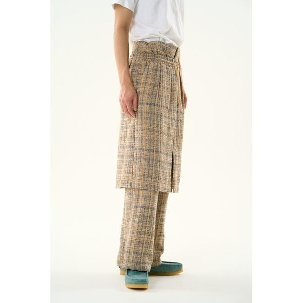 パンツ DISCOVERED TWEED LAYERED PANTS メンズ