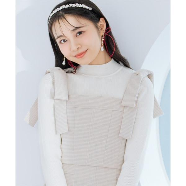 「LAME TWEED series」リボンショルダービスチェ レディース