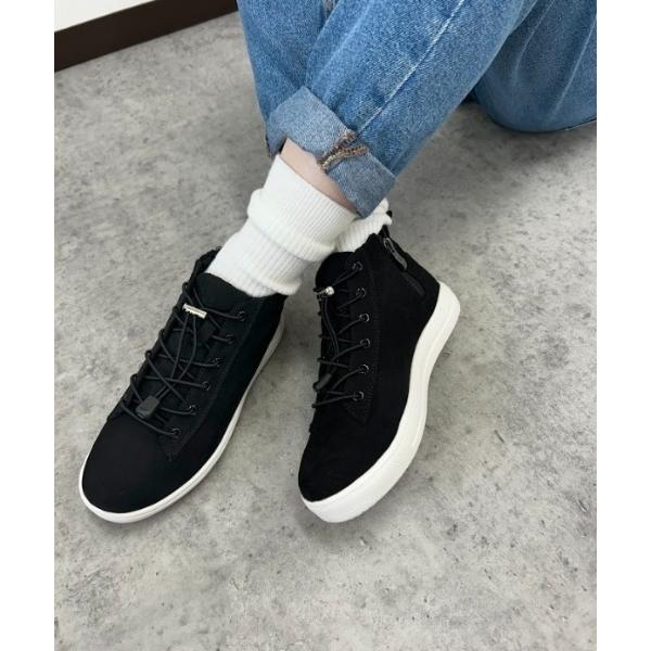 スニーカー 「晴雨兼用」軽量防水ハイカットスニーカー 51712 レディース