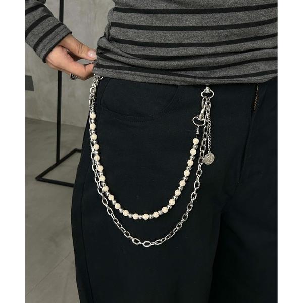 ウォレットチェーン ビーズウォレットチェーン