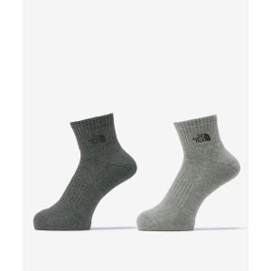 靴下 THE NORTH FACE/ザ・ノース・フェイス ソックス TNF LOGO 2足組 ANKLE NN82611 メンズ レディース