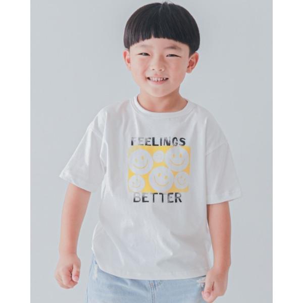 tシャツ ジーンズベーセカンド SMILE Tシャツ キッズ 子供服 男の子 女の子