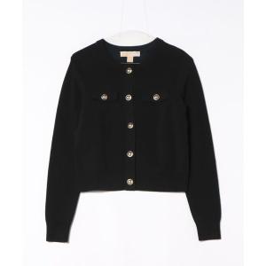 カーディガン ストレッチ ニット カーディガン レディース