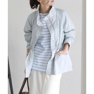 コート アウター 「洗える」ライトハーフブルゾン レディース